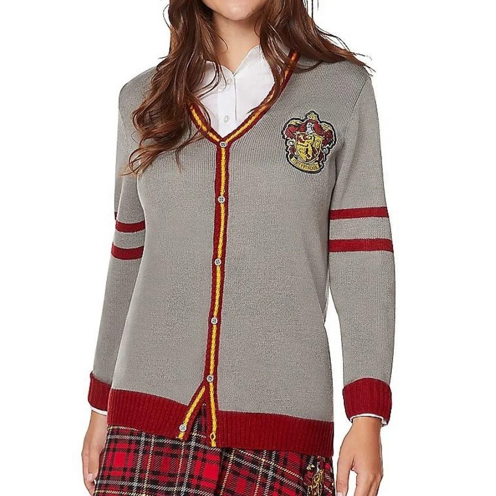 Wizarding World of Harry Potter Gryffindor Cardigan Sz Small